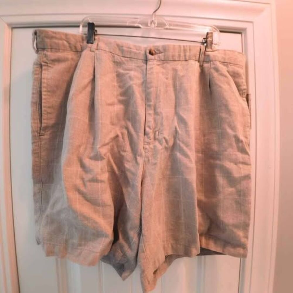 Gant 100% Linen Pleated Shorts Size 42